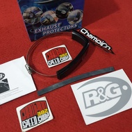 Exhaust Protector R&G RG RnG Hex Ugly Can Cover Akrapovic ZX25R Termignoni XMAX