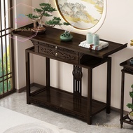 New Chinese Style Home Console Narrow Table Entrance Cabinet Living Room Altar Home Incense Burner Table Modern Worship Table Buddha Shrine Tribute Table PBJM