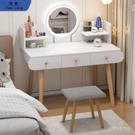 Small Small Apartment Bedroom Bedroom Table Influencer ins Style Dressing Household Dressing Table D
