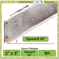 T Rex DIY 1.5" x 3" C Channel Roofing Frame Wall Mount Bracket Hardware with Slope Degree / Hollow T