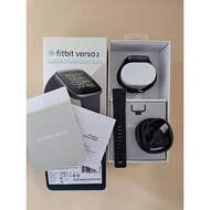 Fitbit versa2 Generation (Fitbit) Model FB-507, Shining Night Black