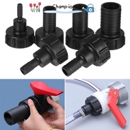 CHAMPIONO IBC Tank Adapter Compression Resistance Tap Connector Water Connectors For Home Garden Outlet Connection