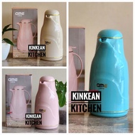 QME 1300ML  TERMOS AIR PANAS BAHAN KACA LUAR PLASTIK WATER JUGA 1.3 LITER BESAR