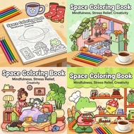 Book Graffiti Coloring Cutie Relaxation Book Creatures Adorable Educational Spooky 46 Doodles