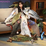 MOCHO1 Simulation Fish Plush Pillow, Stuffed Grouper Cartoon Fish Plush Toy, Sofa Cushion Soft PP Co