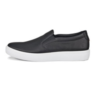 ECCO SOFT 60 MEN'S LEATHER SLIP-ON SHOES