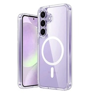 [ส่งจากไทย] เคสใสแม่เหล็ก Magsafe เคสโทรศัพท์ สำหรับ Samsung A17 A07 A06 S25FE A55 A35 A25 A15 A54 A