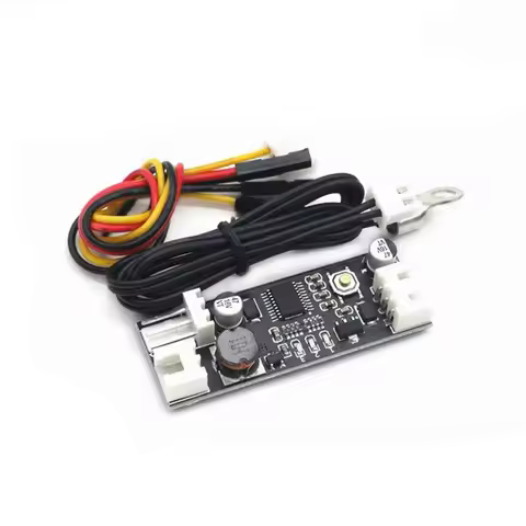 Single 12V 0.8A DC PWM 2-3 Wire Fan Temperature Control Speed Controller Chassis Computer Noise Redu