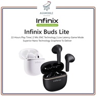 [MY] Infinix Buds Lite (AI ENC Call Noise Cancellation | Playtime Up to 25 Hours | Bluetooth Version