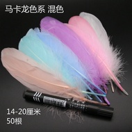 Nature Large Goose Feathers DIY Decoration indoor party wedding decorations stage performance colloc