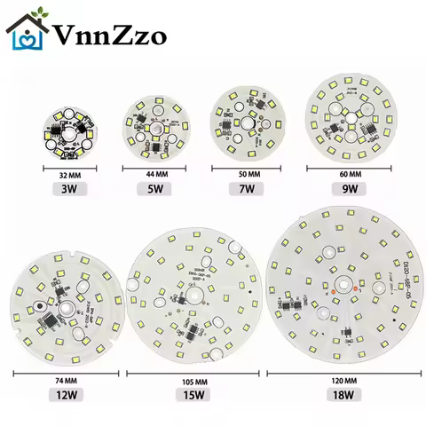 LED Chip for Downlight 3W 5W 7W 9W 12W 15W 18W SMD 2835 Round Light Beads AC 220V-240V Led Downlight