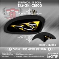 CB 100 Striping CB Tank Sticker C100 Sticker | CB100 | CB1007