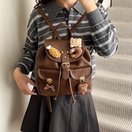 Cute Retro Leopard - Print Backpack: Stylish Design Daily Essential | Follow & Get Coupon