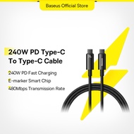 Baseus 240W Type-C to Type-C Fast Charging Data Cable PD3.1 480Mbps For Tablets Game Console and ios