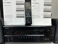 ONKYO TX-SR607 Amplifier with Remote