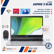 Acer Aspire 3 Slim A314-22 AMD RYZEN 3-3250U 8GB 512GB 14 FHD W11 OHS