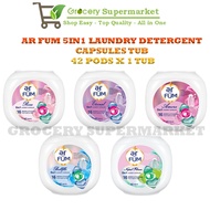 [NEW] Ar Fum 5in1 Laundry Detergent Capsules (42pods) - Amore/Eternal/Rose/Nopal Flower/Bell Flower
