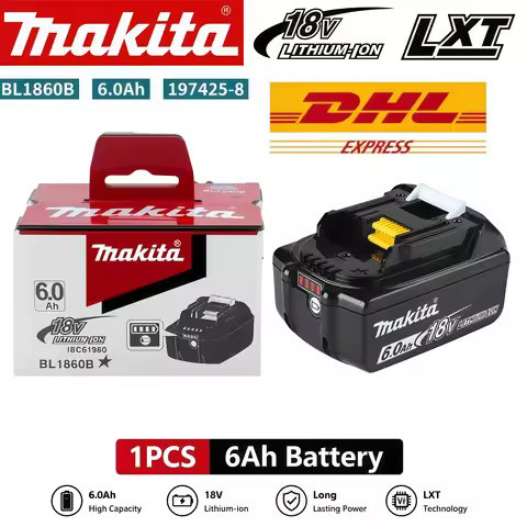 2026 Authentic Makita 9000mAh battery, hot selling 18v tools battery, replaceable DHR202 DJV182 DDF4