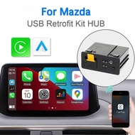 Mazda Upgrade Type-c Fast Charging CarPlay Android Auto USB Adapter Hub OEM for Mazda 3 6 2 CX5 CX3 