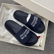 清貨價現貨Alexander McQueen女款 藍色 拖鞋