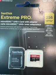 SanDisk Extreme PRO 256GB microSDXC 記憶卡