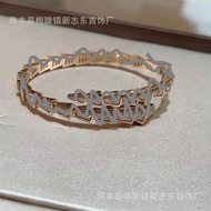 Glossy Head Tail Diamond Diamond Diamond Full Diamond Bracelet Carved Spring Snake Bone Bracelet Ela
