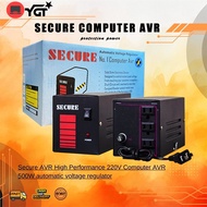 Secure AVR 500W 220V Automatic Voltage Regulator Overload Protection Power Supply For PC Computer