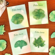 Cute Leaf Post-It Designed Like Real Leaves Note Notes Leave A Message Or Decorate Notebook. Sticky 