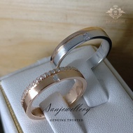 Couple Wedding & Engagement Rings – Choice of White Gold, Silver, Palladium, Platinum | SAN950 C1341