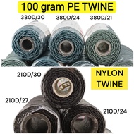 BENANG NYLON TWINE AND PE TWINE BENANG PUKAT FISHING NYLON TWINE THREAD (100g)