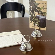 Ins Style Creative Message Note Holder Note Holder Desktop Vertical Metal Business Card Holder Card 