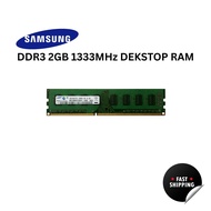 KINGSTON DDR3 1066MHz 1333MHz 1600MHz  2GB DESKTOP RAM