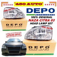 DEPO NAZA CITRA 03 Head lamp // Headlamp ampu besar front light big lamp Head Light LIGHTNING FOR KI