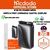 【1Yr Warranty】 MCDODO 67W 100W Digital Display 20000mAh 25000mAh 2C+1A Power Bank Built-in Cable MC 