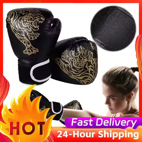 Adults/Kids Safety Boxing Gloves PU Leather Professional Training Boxing Gloves Fighting Hand Protec