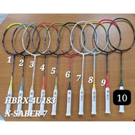 Hundred X Saber 7 Badminton Racket Original HNDRD X Saber 7 Badminton Racket/