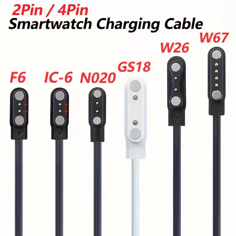 Universal Magnetic Charging Cable USB Dock Charger Power Line For Smart Watch Wristband Earphone Too