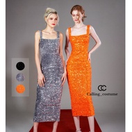 CALLING_COSTUME Find A Beautiful Dress Sequin That Everyone Must Have In The Closet. And Stunning Al