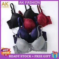 AK Women Bra Size 34-38 Lace Design Fashion Lingerie Baju Dalam Wanita Perempuan [L5609]