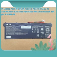 Acer AP18C4K Aspire 5 Battery A514-52 A515-43 A515-44 A514-52G A515-43G A515-44G Chromebook 314 Spin