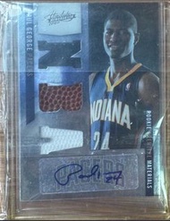 Nba card Paul george auto