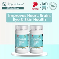 [Bundle of 2] QN Wellness - OMEGA TREE™ - 100% Plant Based - 60 Tablets x 2 Boxes