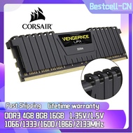 CORSAIR LPX DDR4 RAM 8GB 16GB 2400MHz 2666MHz 3200Mhz Avengers LPX Series โมดูลหน่วยความจำสำหรับเล่นเกมเดสก์ท็อป