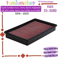 Kn 33-3080 Toyota Corolla Cross CHR Highlander Camry Hybrid Engine Air Filter