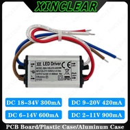 Pemacu LED DC 18-34V 9-20V 6-14V 2-11V 300mA 420mA 600mA 900mA Pengubah Pencahayaan Untuk Bekalan Ku