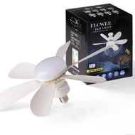 48w Ceiling Fans Toilet Room Light E27 LED 48W with Remote Dimming Function Ceiling Fan Light