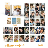 50ชิ้น/เซ็ต Idol riize เลเซอร์ photocards อัลบั้มใหม่ LOMO การ์ด Shotaro euseok sungchan wonbin sohe