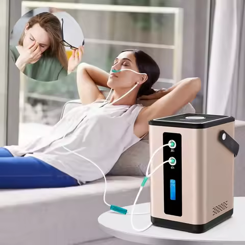 Suyzeko 450ml Hydrogen Oxygen Inhalation Machine Water Generator Therapy Oxygen Concentator Hydrogen