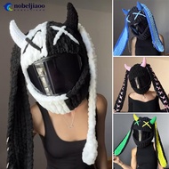 NOBELJIAOO Universal Plush Motorcycle Helmet Cover for Full Rabbit Plush Helmet Covers for Christmas