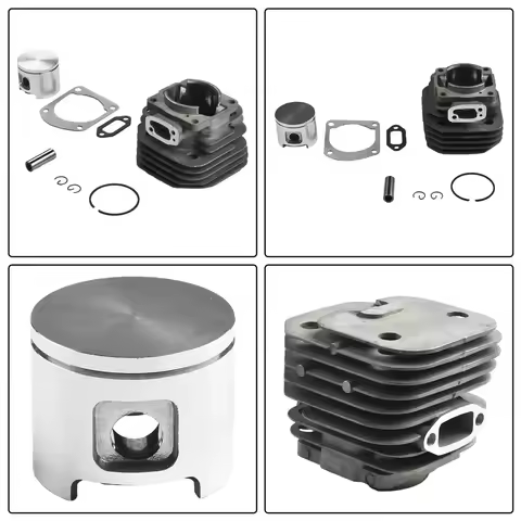 48mm Cylinder Piston Kit For-Husqvarna 61 268 272 Jonsered-630 625 Chainsaw Spark-Plug Gasket Crank 